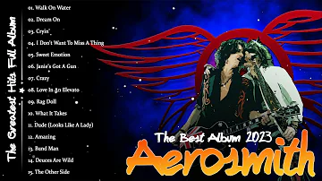Aerosmith Greatest Hits Full Album - Classic Rock Songs 70s 80s 90s Full Album