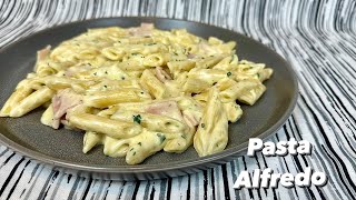 Disfruten este Delicioso Plato de la Cocina Italiana  PASTA ALFREDO | Receta Fácil Sencilla y Rápida