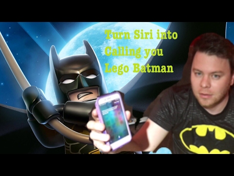 SAY HEY PUTER OR HEY COMPUTER ON YOUR IPHONE | CALLS YOU LEGO BATMAN!! |  THE SHOWSTOPPER SHOWS - YouTube