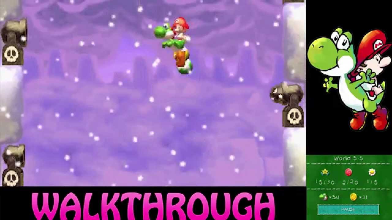 Yoshi's New Island - World 5-S (100% Walkthrough) - YouTube Yoshi's New Island - World 5-S (100% Walkthrough) - YouTube