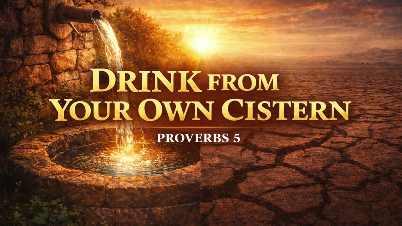 PROVERBS 5   ---   DRINK FROM YOUR OWN CISTERN