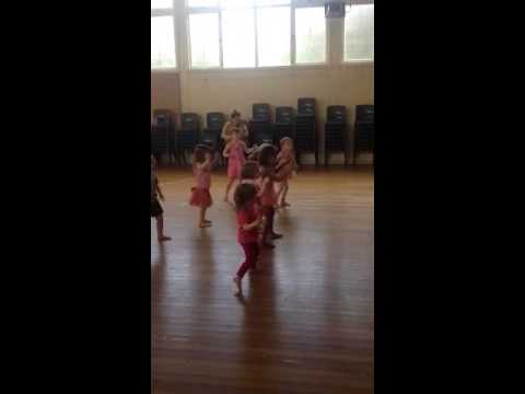 Gabby at her first day of Physical Culture