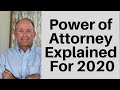 Power of Attorney in 2020 Explained