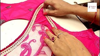 Blouse design cutting and stitching |  Neck designs for blouse | Neck design latest