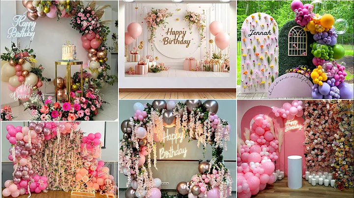 Flower Decorations Ideas With Balloons Birthday Decorations Flowers With Balloons