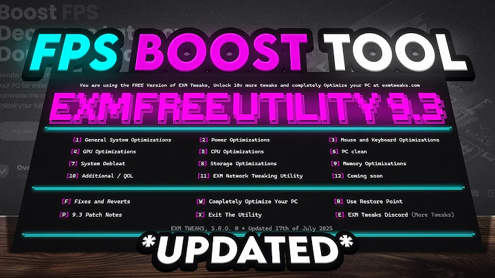 *ULTIMATE* Windows PC Optimization Tool 🔧(Boost FPS, ZERO Input Delay)