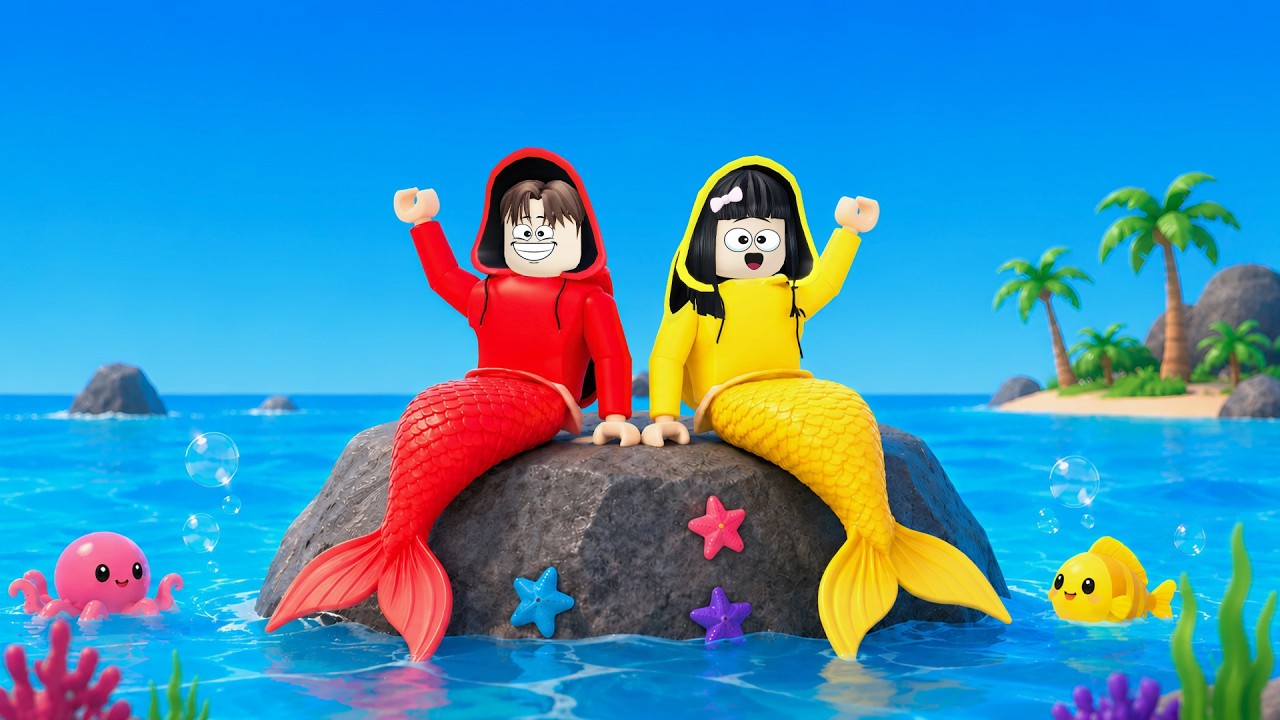 Yuta, Mio Dan Baby Celine Mencari Anak Putri Duyung Yang Hilang || ROBLOX