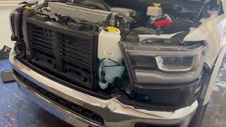 How to remove the front grille of a 20192022 Dodge Ram truck