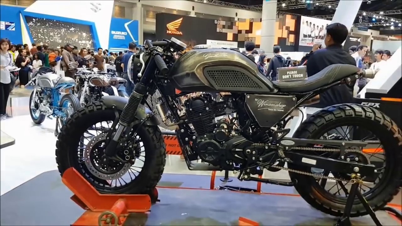 NUEVA Brutal Moto GPX Gentlement 200cc una linda moto China/ Café Racer ...