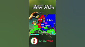 Poland in each european language #poland #Polska #Polish #Europe
