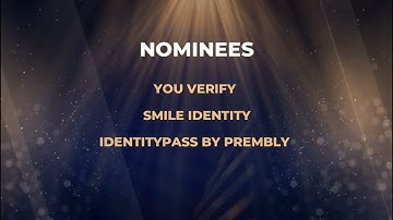 NBLA Awards 2022. IdentityPass by Prembly  named Fastest Growing KYC & Verification Company