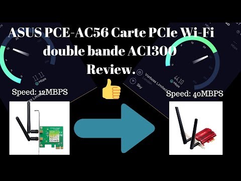 Asus PCE AC56 Dual Band PCI E WiFi 5GHZ Adaptor review+Installation