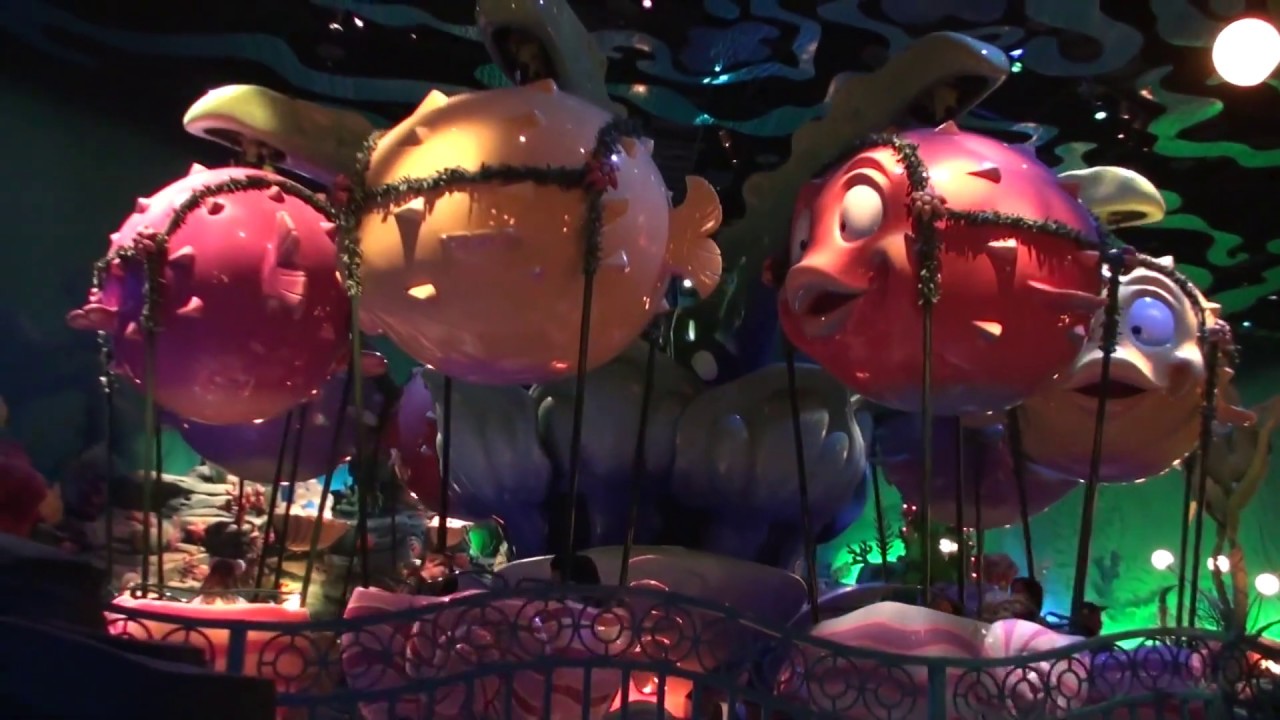 東京ディズニーシー ブローフィッシュ バルーンレースに乗るあい マーメイドラグーン お出かけ Tokyo Disneysea Youtube