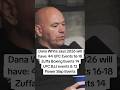 Dana White Reveals UFC S HUGE 2026 Plans Ufc Mma Bjj Danawhite Boxing Mmafighter Ufcfighter