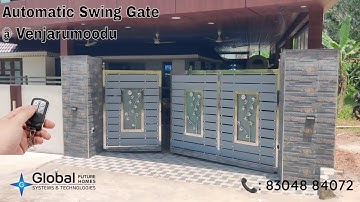 Automatic Swing Gate motor installed at Venjarummoodu, Attingal | Gate Automation 📞 8304884072
