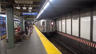 IRT Subway: RARE! R62 (3) Not in Service train arriving at Hunts Point Avenue