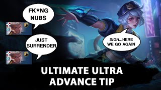 Ultimate Ultra Advance Tip To Solo Carry Toxic Team With Marksman | Mobile Legends