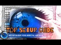 The Best Digital Art Setup Guide for Surface Pro 7, Windows 10 tablets, settings, stylus, pen, ink