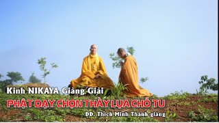 NIKAYA Giảng Giải - Phật Dạy Chọn Thầy Lựa Chỗ Tu - Kinh Khu Rừng - Trung Bộ