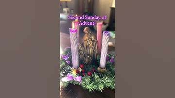 Second Sunday of Advent Yesterday💜🕯️ #shorts
