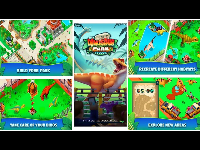 Dinosaur Park: Primeval Zoo, the dino park tycoon game, is out now on iOS  following success on Android