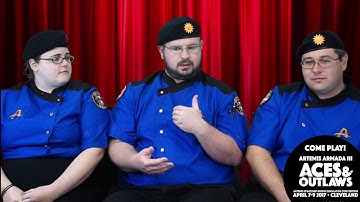 Larp: Hyperion Weapons, Helm and Engineering Cast interview