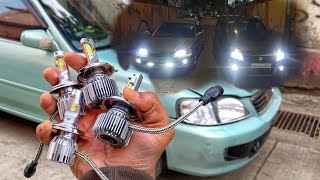 3 Colour Naoevo Led light Installation | Best Led For Foggy Weather | Honda City Type 2!!!