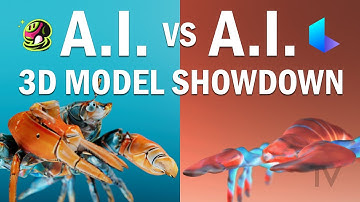 Two A.I. 3D Model Generators - Which one wins?