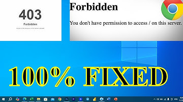 403 Forbidden Error Fix Windows 10 / 11 | How to fix Website Error Code 403 Access Denied on Chrome