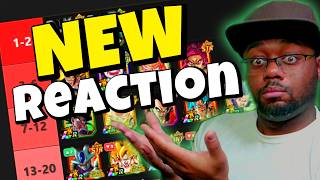 REACTION TO THE DOKKAN AUGUST COMMUNITY TIER LIST!!