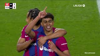 Barcelona 3-3 Granada | Match Highlights | La Liga 2023/24