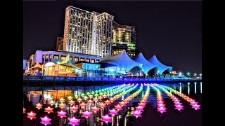 Aether & Hemera installing 'Voyage' for LightCity Baltimore 2016