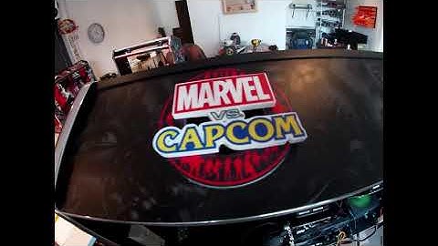 Marvel Vs Capcom Custom Arcade Build Progress