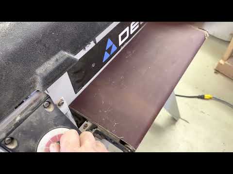 Drum Sander Belt Tracking 