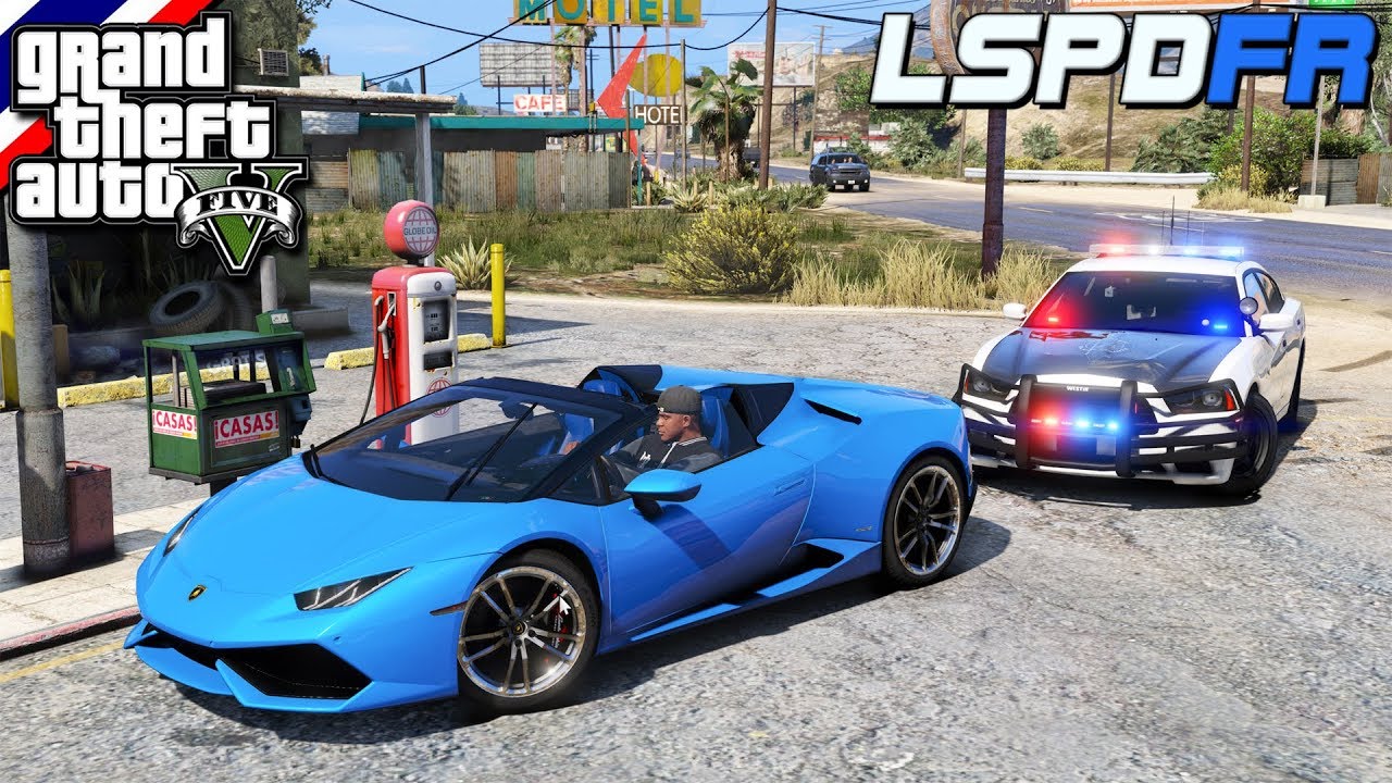 เกมส์ ตำรวจ จับ ผู้ร้าย  2022  GTA V - LSPDFR มาเป็นตำรวจในเกม GTA V นายอําเภอตั้มไล่จับคนร้ายกระทืบไก่ #31
