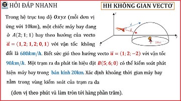 Bài toán thực tế -  Bài toán chuyển động trong không gian có ảnh hưởng bởi gió