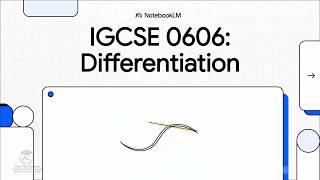 Differentiation Additional Mathematics | IGCSE Additional Mathematics 0606 | Ace The Exams