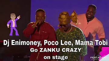 Dj Enimoney, Poco Lee and Mama Tobi Go ZANKU CRAZY on stage @LOUDBEACHFEST 2019