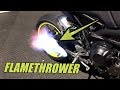 2018 Yamaha MT-09 TOCE Exhaust -  Before/After/Revs/Flames