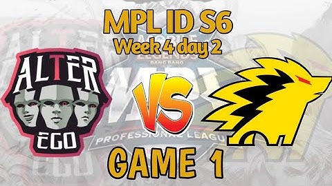 Alter Ego vs Onic Esport Game 1 MPL ID S6 Week 4 day 2 #MPLID