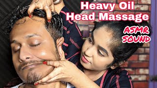 Heavy Oil Head Massage | Neck and Ear Massage | Neck Cracking | Indian Massage | Moral Of ASMR