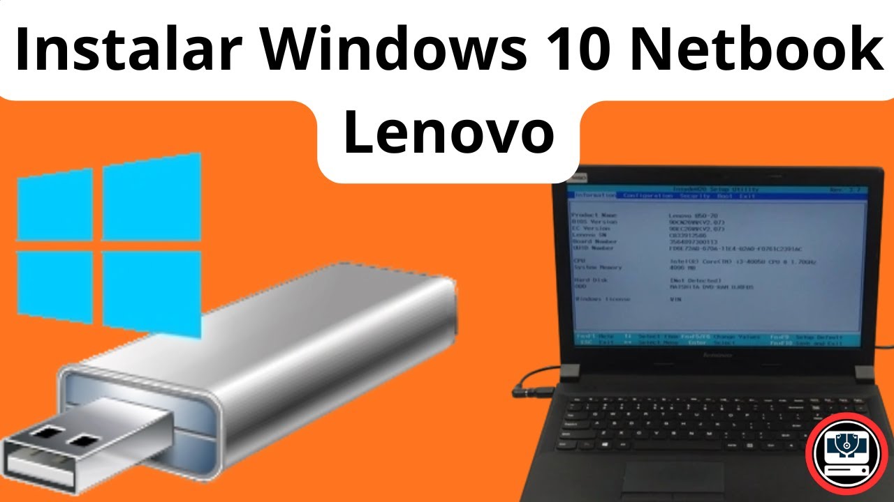 💻 Instalar Windows 10 en Netbook Lenovo - Guía COMPLETA para Principiantes (Paso a Paso)