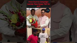 The Ace of Politics! 🎾 Leander Paes JOINS BJP! #leander #leanderpaes #bjpvstmc #westbengal #tmc