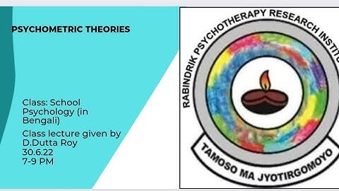 Paper 7, Psychometric theory and testing, #psychometrics, #psychology