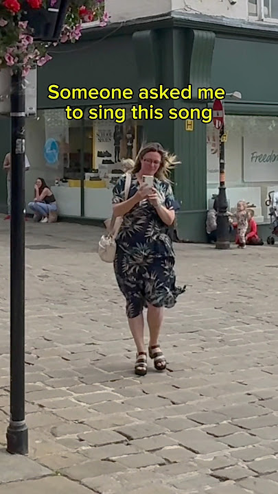 Singing this song was so sad 😔 #singing #singer #public #reaction #edsheeran #sad