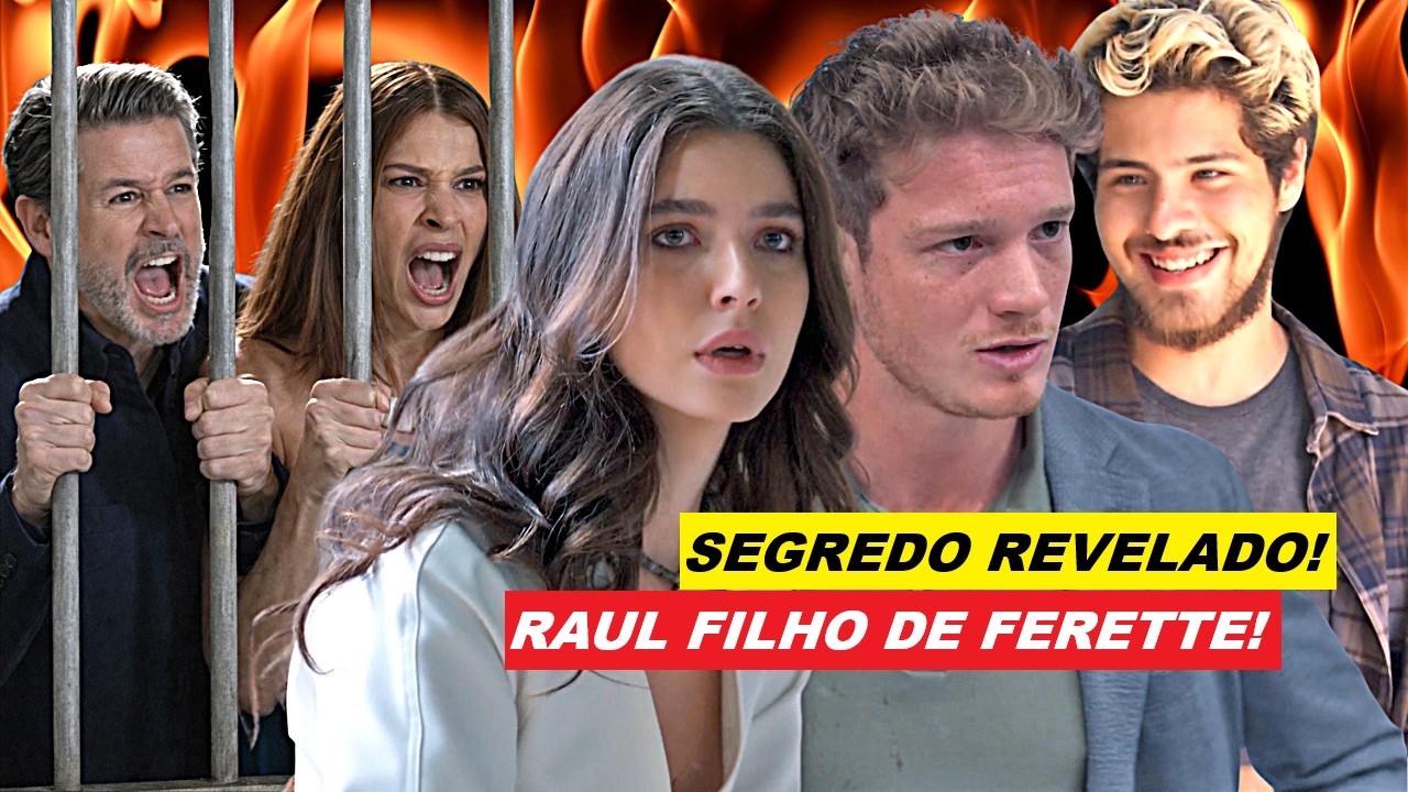 TRÊS GRAÇAS - LEONARDO DESCOBRE O MAIOR SEGREDO DE FERETTE! O FILHO DO VILÃO COM A COZINHEIRA!