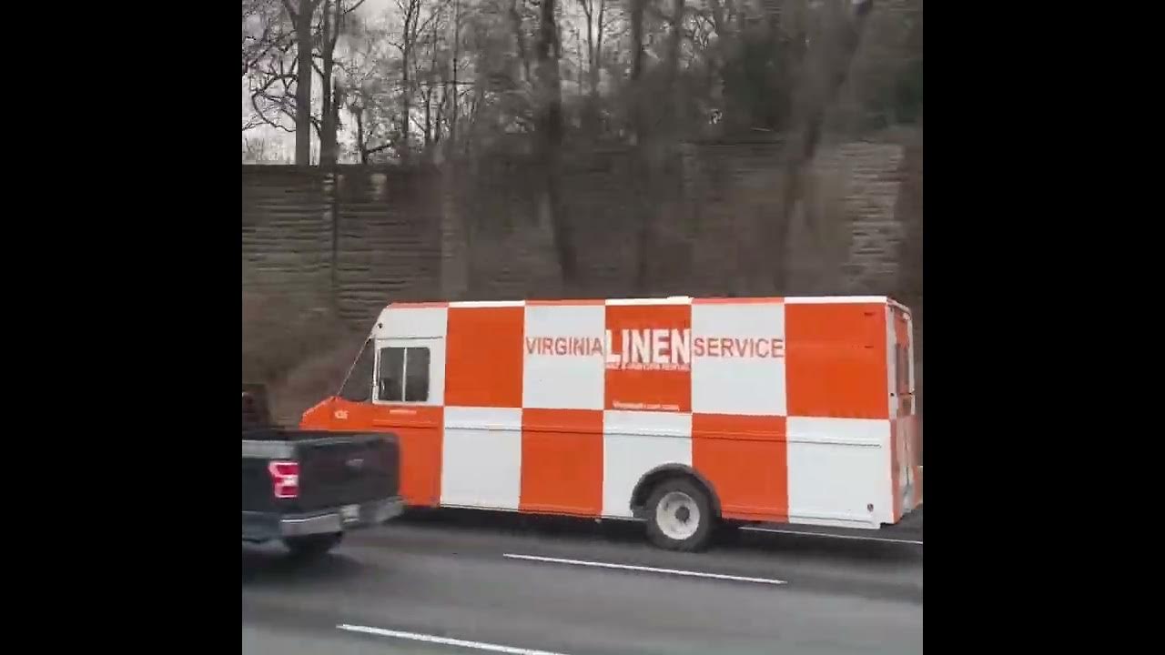 Virginia Linen Service truck in Bethesda, Md on 1/23/23 YouTube