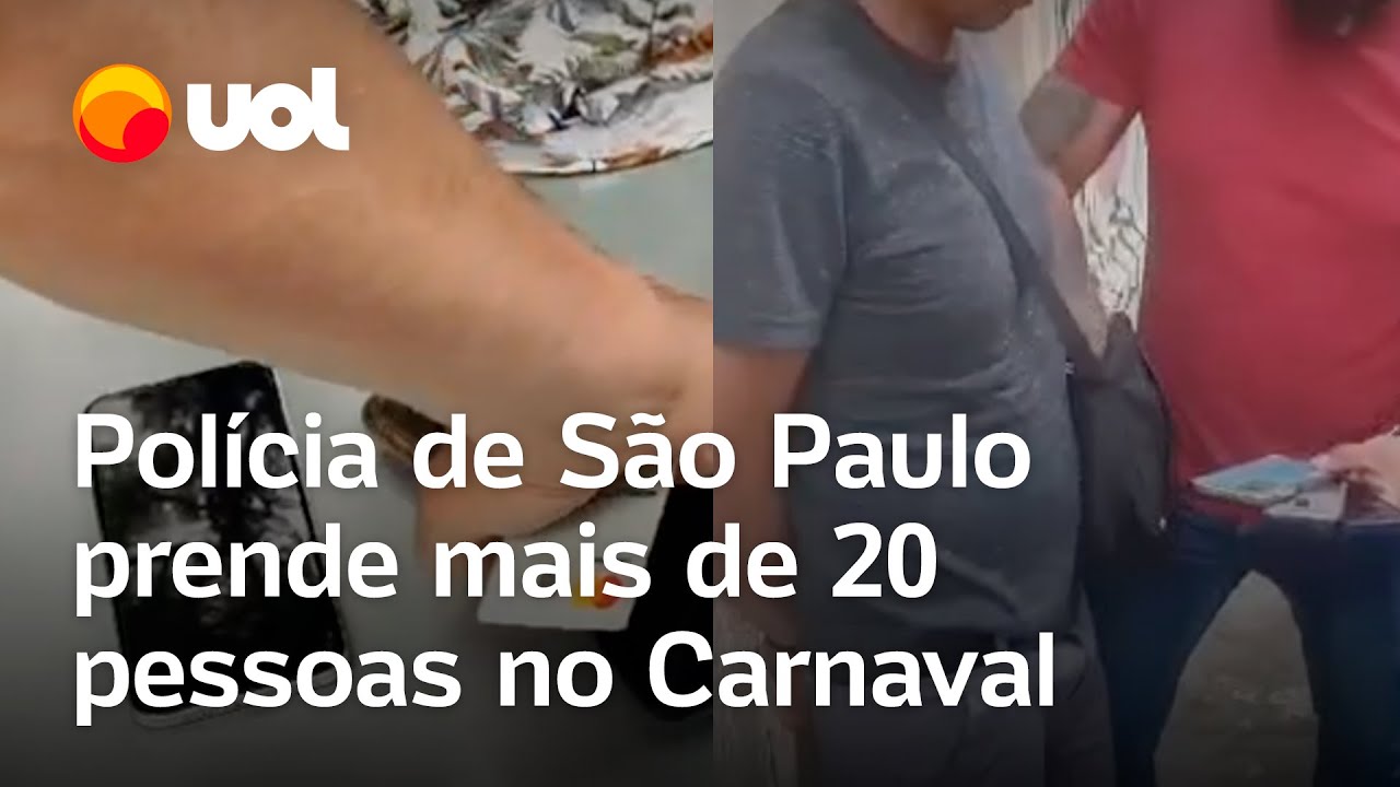 Carnaval em SP: Polícia prende mais de 20 pessoas por roubo e furto de ...