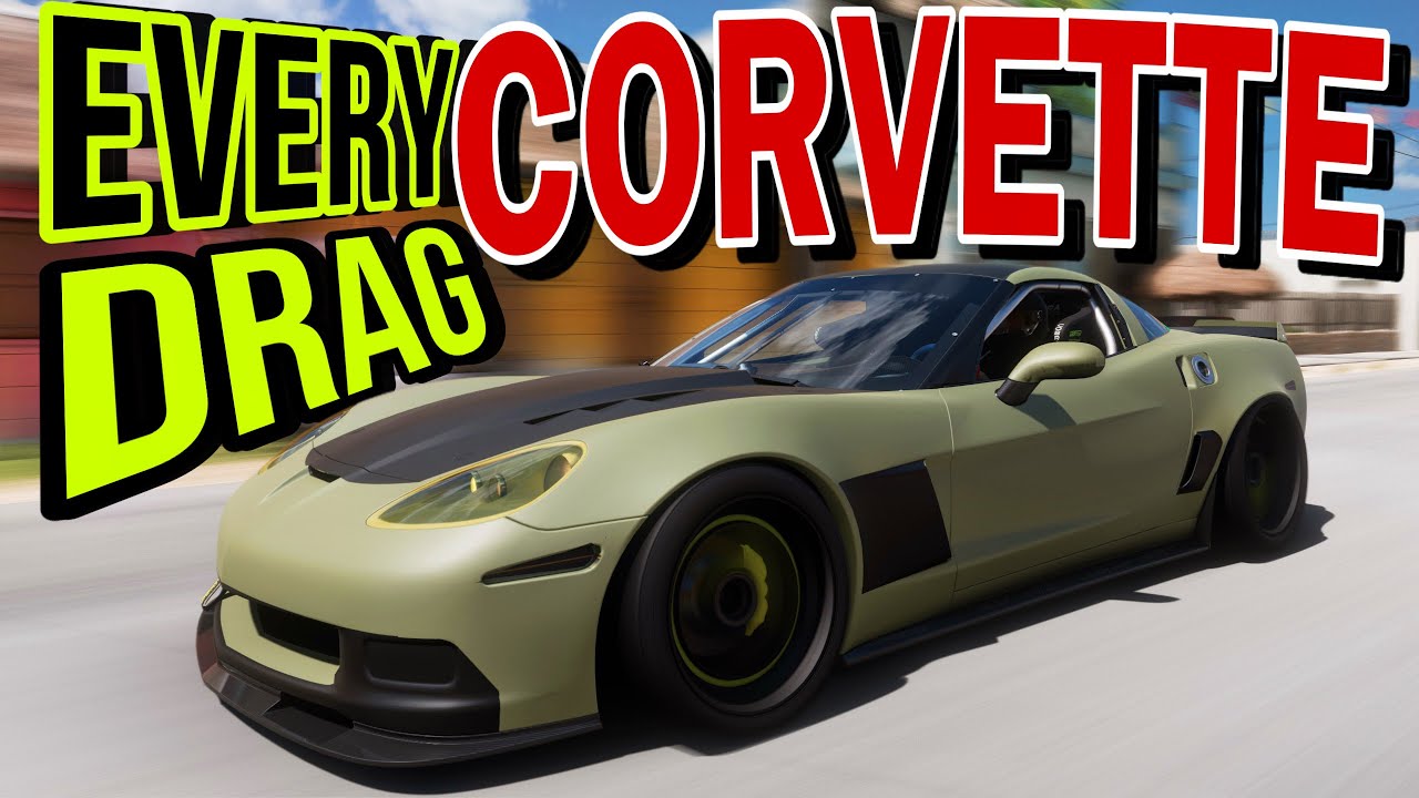 FORZA HORIZON 5 - EVERY CORVETTE DRAG TUNE