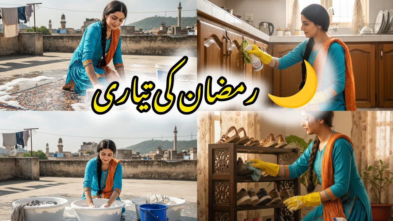 Ramadan Sy Pehle Gar Ki Deep Cleaning 🧹✨ | Full Cleaning Routine 